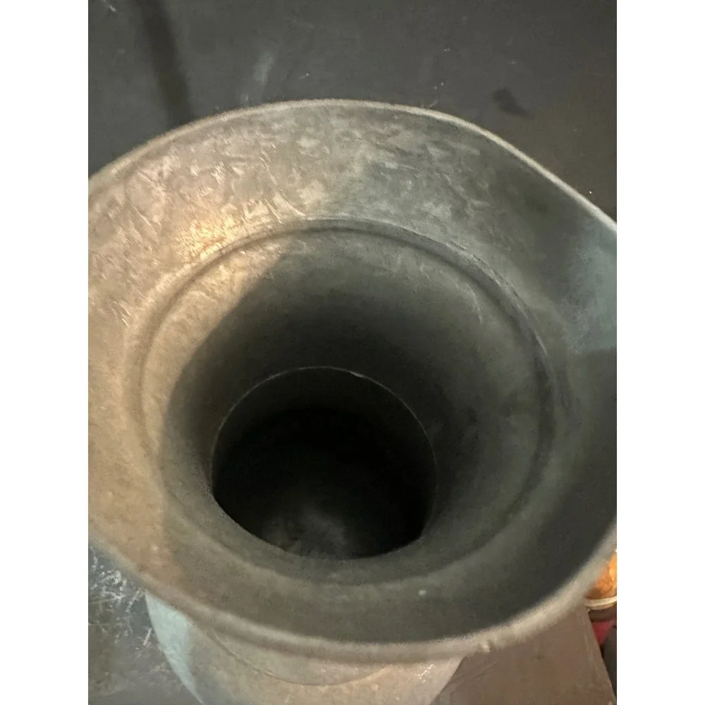 French Flagon Antique Pewter Pitcher Lidded‎ Wine Jug Acorn Thumbpiece Grey 8.5
